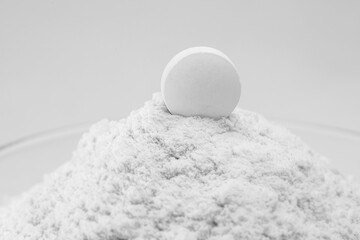 acetylsalicylic acid or AAS, popularly known as aspirin, analgesic, a drug from the salicylate family. It is used as a medicine to treat pain, fever and inflammation.