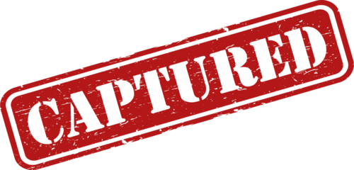 Captured grunge rubber stamp