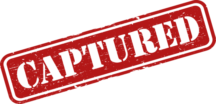 Captured grunge rubber stamp