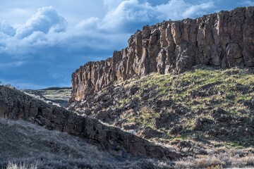 Basalt Structures in the Columbia National Wildlife Refuge