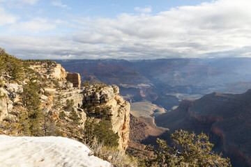 Fototapeta premium View into the Grand Canyon from the South Rim