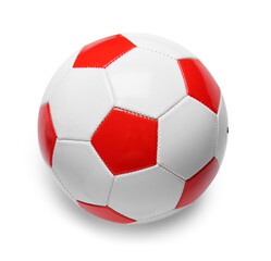 Obraz premium Soccer ball on white background