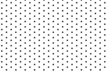 abstract black star seamless vector pattern.