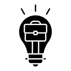 Business Idea Glyph Icon