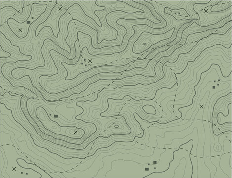 Abstract topographic map background