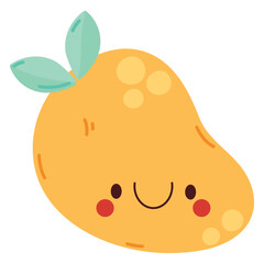 kawaii mango design