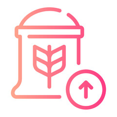 wheat gradient icon