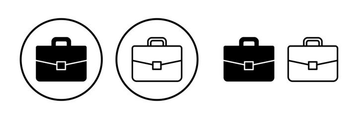 Briefcase icon vector. Portfolio vector icon. suitcase icon
