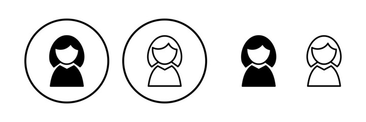 Female icon vector. toilet icon. restroom sign. gender