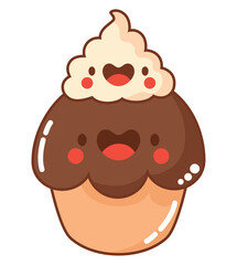 kawaii ice cream design
