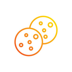 Biscuit�icon. Suitable for Web Page, Mobile App, UI, UX and GUI design.