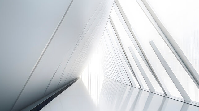 Abstarct architecture concept background. Minimalistic wallpaper. Generative AI