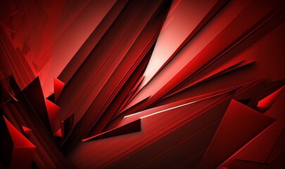 wavy red abstract background. generative AI