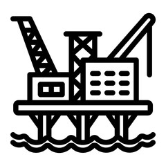 oil platform icon