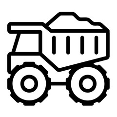 dumper truck icon