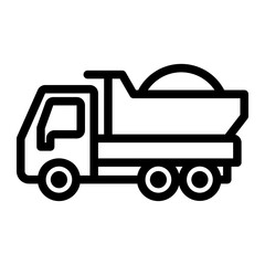 dumper truck icon
