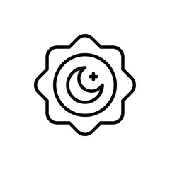 Eid Al Fitr icon. Suitable for Web Page, Mobile App, UI, UX and GUI design.
