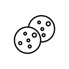 Biscuit�icon. Suitable for Web Page, Mobile App, UI, UX and GUI design.