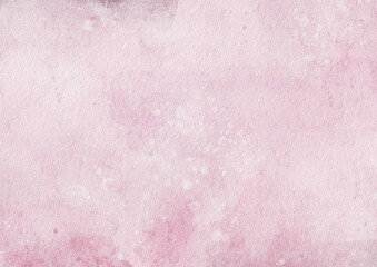 Pink watercolor stains and splatter grunge background texture. paper textured for design templates invitation card