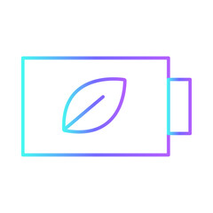 coin eco-friendly icon with purple blue outline style. money, atm, icon, finance, vector, business, card. Vector illustration