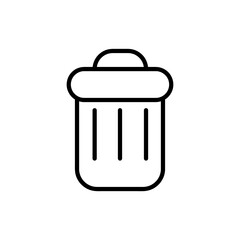 Delete vector icon flat illustration on white background..eps