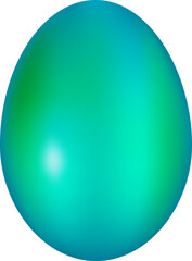 Colorful easter egg