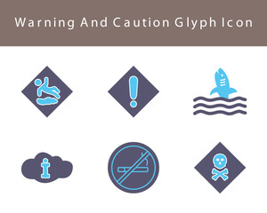 Warning And Caution Vector Icon Set