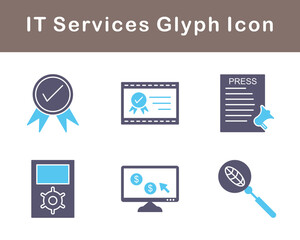 IT Services Vector Icon Set