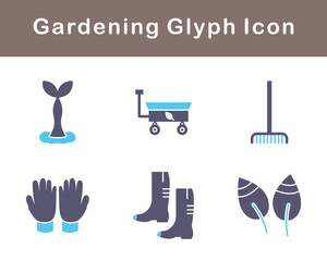 Gardening Vector Icon Set