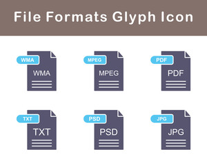 File Formats Vector Icon Set