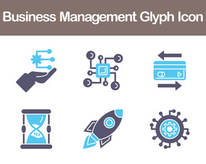 Business Management Vector Icon Set