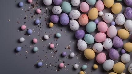 Happy Easter bunny celebration eggs spring wallpaper background 