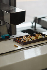 Chocolate Candy Bar being made
