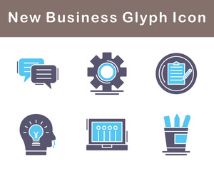 New Business Vector Icon Set