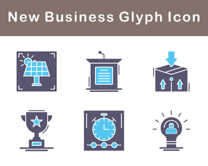New Business Vector Icon Set
