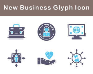 New Business Vector Icon Set