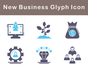 New Business Vector Icon Set