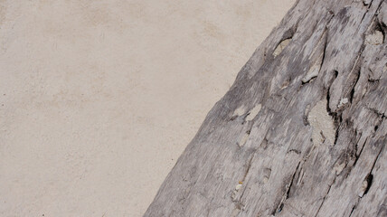 beach sand and old wood, cracks, abstract background,