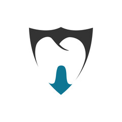 dental logo template Icon Illustration Brand Identity. Isolated and flat illustration. Vector graphic