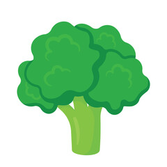 Broccoli Icon Clipart Vegetable Cartoon Doodle Vector Graphic Illustration