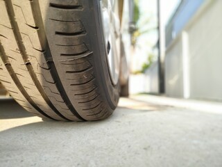 Obraz premium wheel of a car