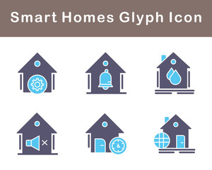Smart Homes Vector Icon Set