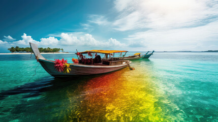 Fototapeta premium rainbow sea