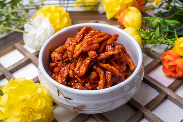 Korean vegetable dried white radish