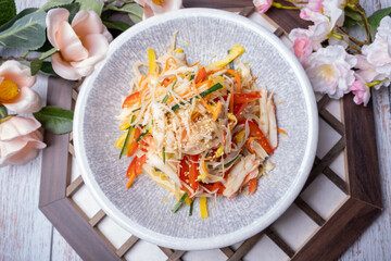 Chilled Jellyfish Salad - Haepari naengchae