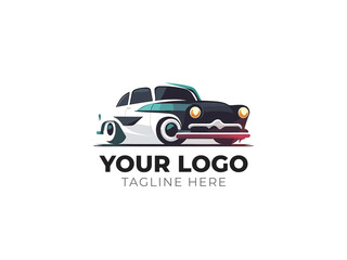 Sleek Car Automotive Logo Vector Design