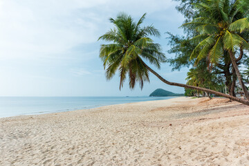 Beautiful beach and tropical sea at Thailand.