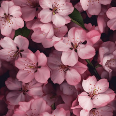 Cherry Blossom Photorealistic Digital Paper, cherry-blossom, seamless pattern
