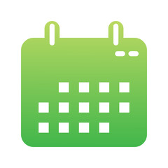 Flat Gradient Icon calendar,date,time,calendary,schedule