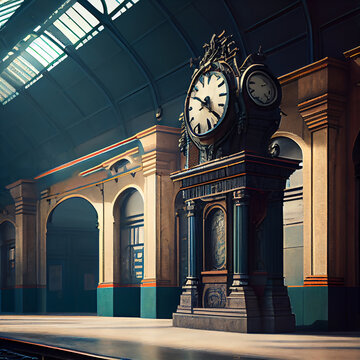 All Aboard: A Journey through the Train Station
